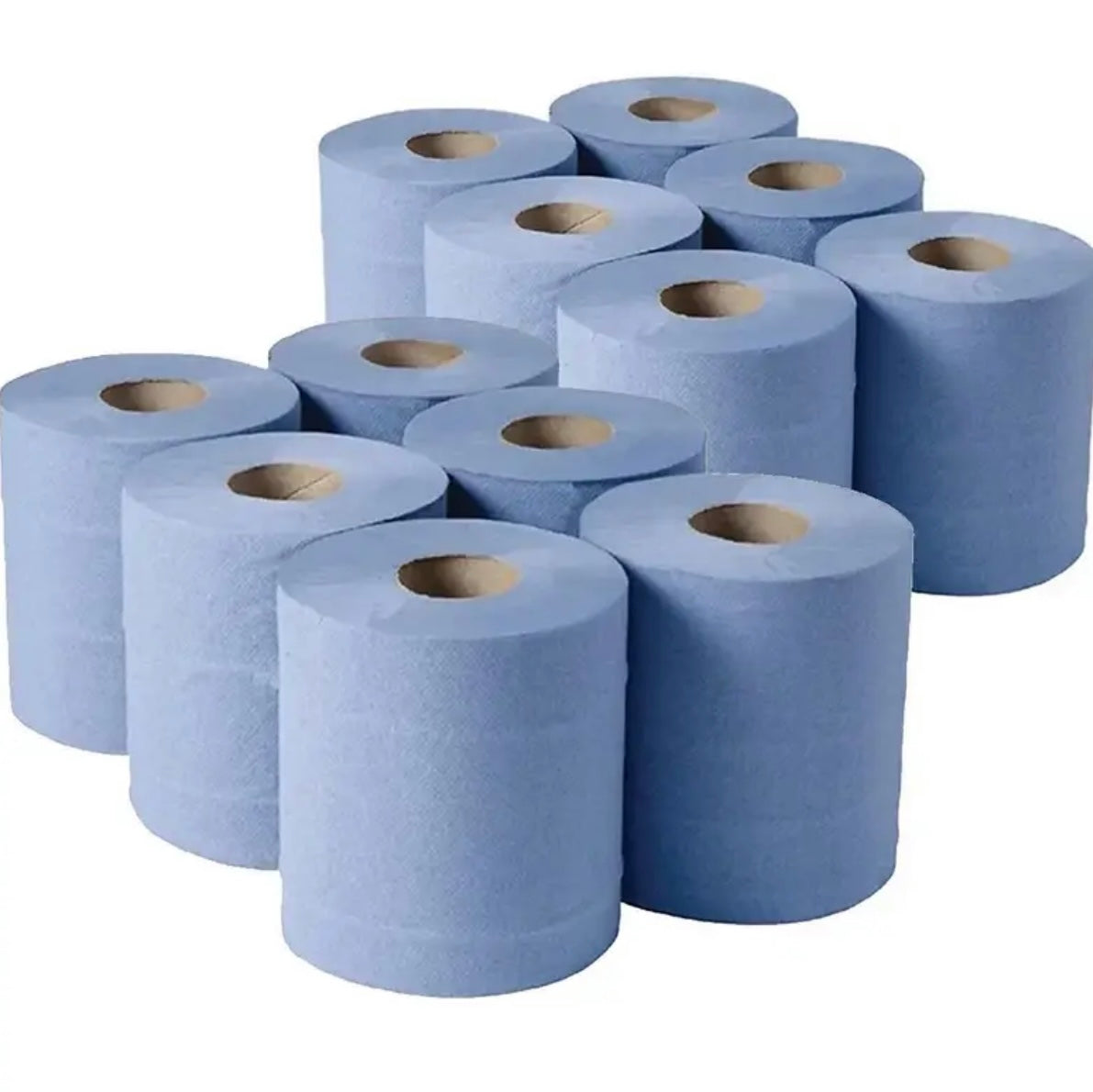 12 X Centrefeed Blue Rolls