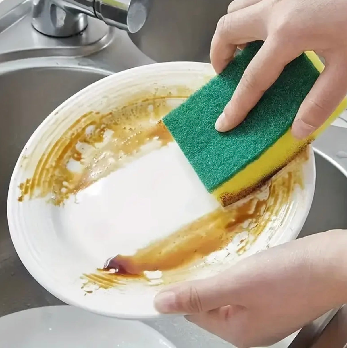 60-Pack Multi-Purpose Kitchen Sponges – Non-Scratch, High Absorption