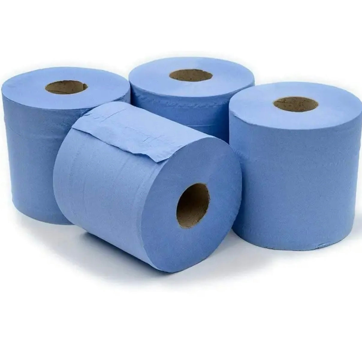 12 X Centrefeed Blue Rolls