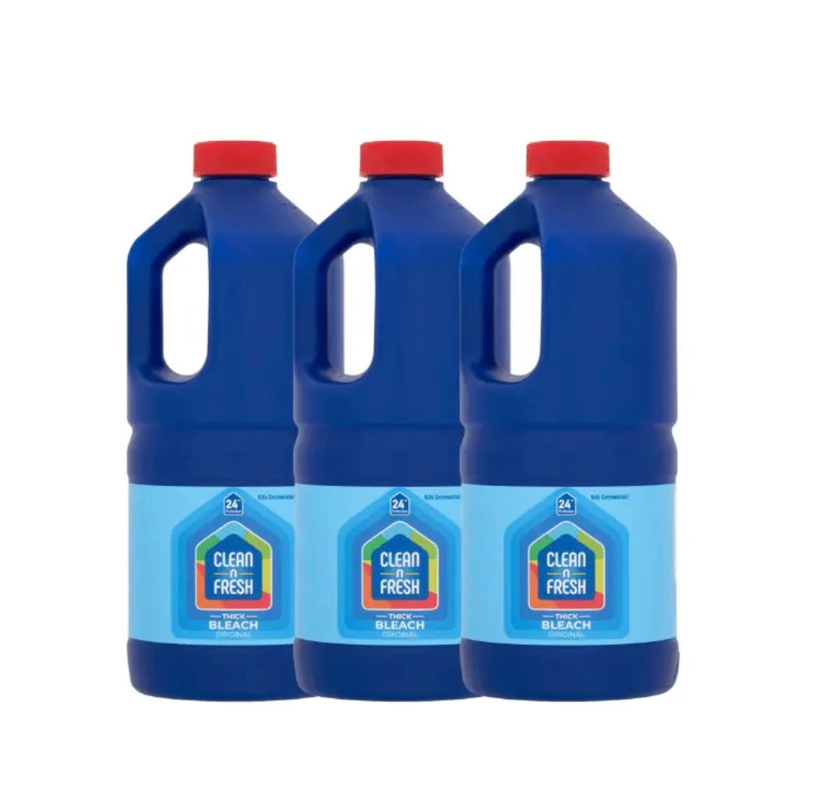 3 x Clean & Fresh Original Thick Bleach 2L