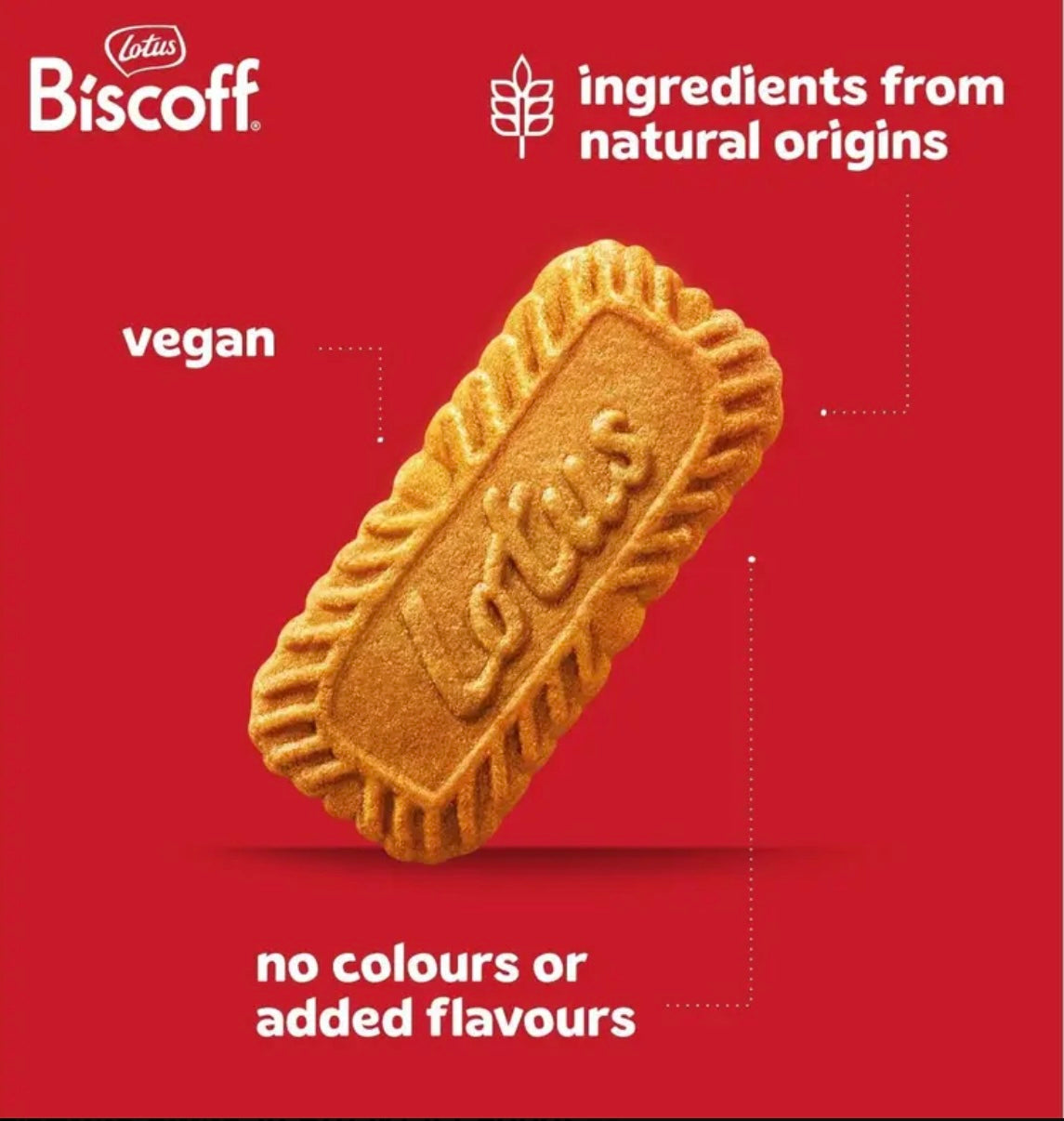 Biscoff Original Caramelised Single Biscuits (Pack of 300 - catering size)