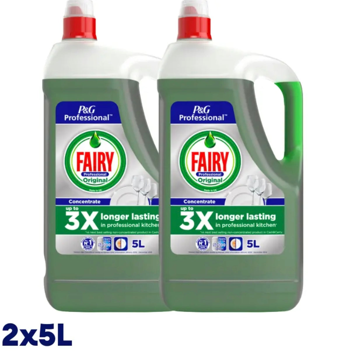 Fairy Original Hand Dish Washing Up Liquid 2x5L